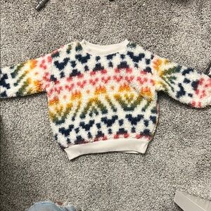 Jumping Beans White Sweatshirt with Festive Pattern